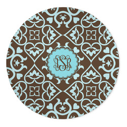 Floral 5' Round Indoor Area Rug (Personalized)