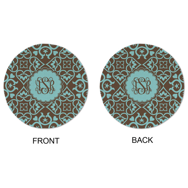 Floral Round Linen Placemats - APPROVAL (double sided)