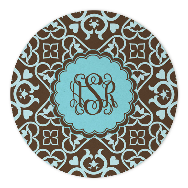 Floral Round Paper Coaster - Approval