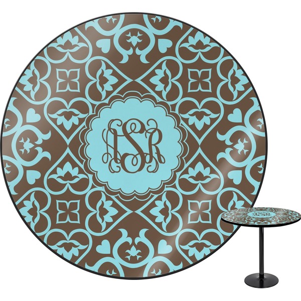 Custom Floral Round Table - 24" (Personalized)