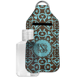 Floral Hand Sanitizer & Keychain Holder - Large (Personalized)
