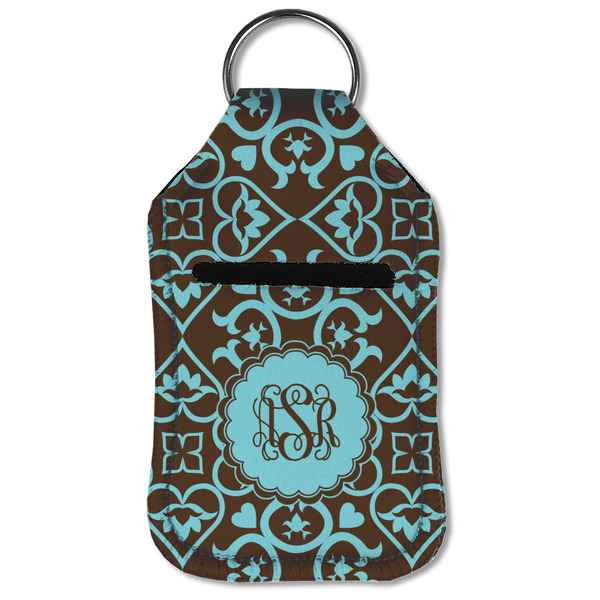 Floral Sanitizer Holder Keychain - Small (Front Flat)