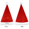 Floral Santa Hats - Front and Back (Single Print) APPROVAL