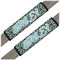 Floral Seat Belt Covers (Set of 2)