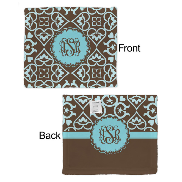 Floral Security Blanket - Front & Back View