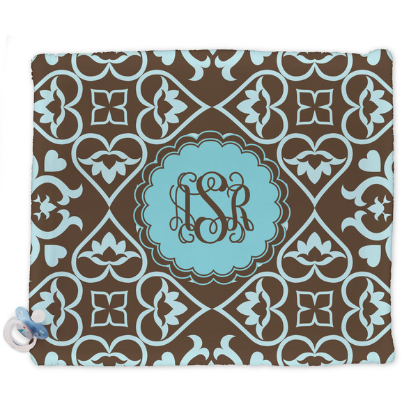 Custom Floral Security Blanket - Single Sided (Personalized)