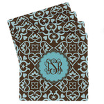 Floral Absorbent Stone Coasters - Set of 4 (Personalized)