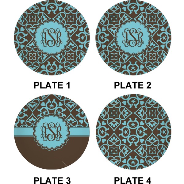 Floral Set of Appetizer / Dessert Plates (Approval)