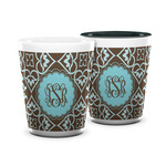 Floral Ceramic Shot Glass - 1.5 oz (Personalized)