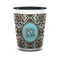 Floral Shot Glass - Two Tone - FRONT