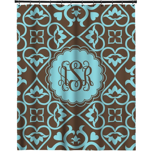 Custom Floral Extra Long Shower Curtain - 70"x84" (Personalized)