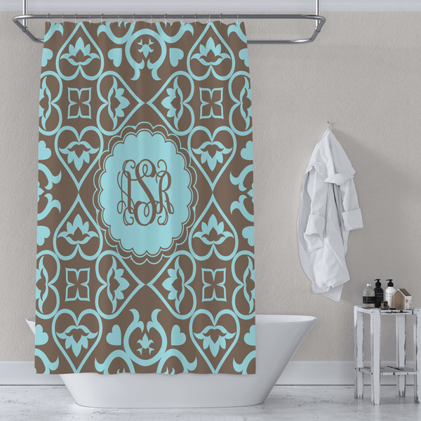 Floral Shower Curtain Lifestyle