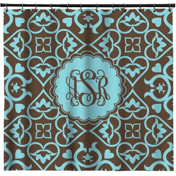 Custom Floral Shower Curtain - 71" x 74" (Personalized)