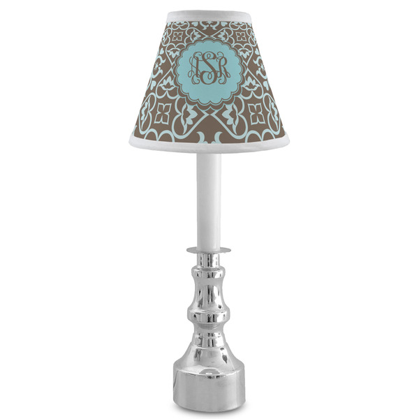 Floral Small Chandelier Lamp - LIFESTYLE (on candle stick)