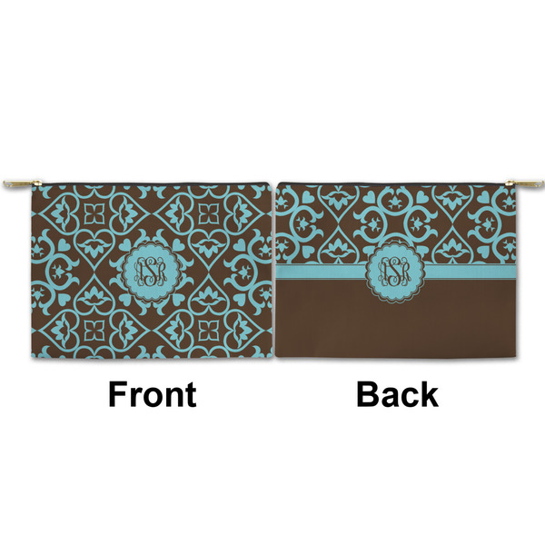 Floral Small Zipper Pouch Approval (Front and Back)