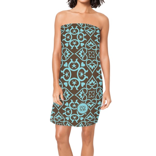 Custom Floral Spa / Bath Wrap (Personalized)