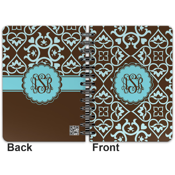 Floral Spiral Journal 5 x 7 - Apvl