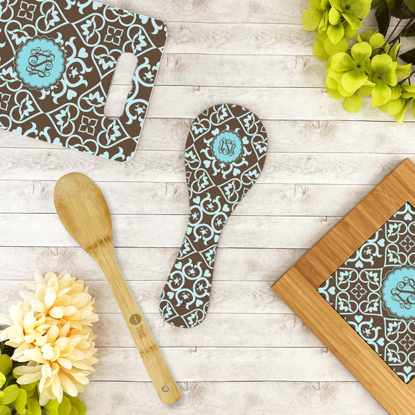 Floral Spoon Rest Trivet - LIFESTYLE
