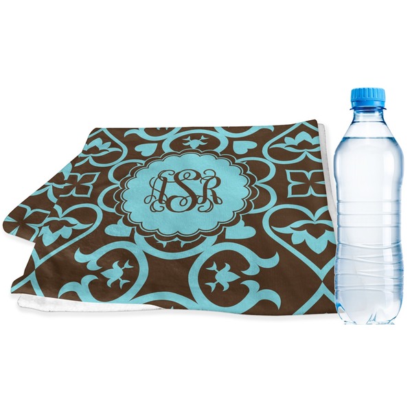 Custom Floral Sports & Fitness Towel (Personalized)