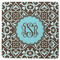 Floral Square Rubber Backed Coaster (Personalized)