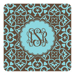 Floral Square Decal - Medium (Personalized)