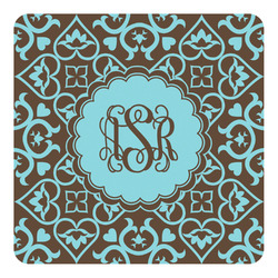 Floral Square Decal - Small (Personalized)