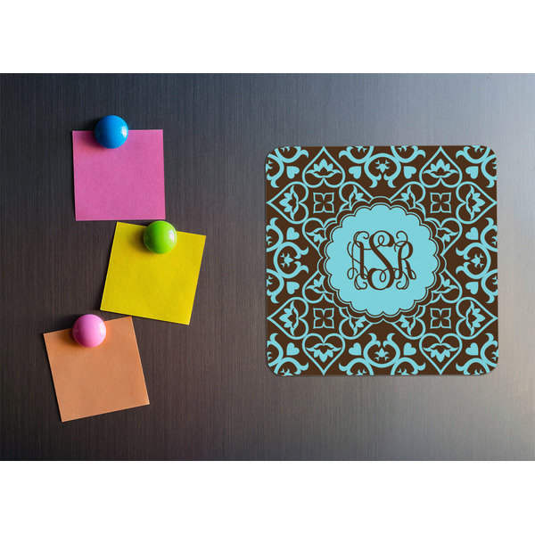 Floral Square Fridge Magnet - LIFESTYLE