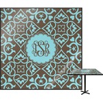 Floral Square Table Top - 30" (Personalized)