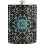Floral Stainless Steel Flask (Personalized)