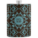 Floral Stainless Steel Flask (Personalized)