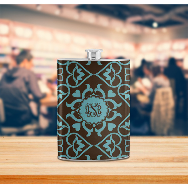 Floral Stainless Steel Flask - LIFESTYLE 2