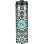 Floral Stainless Steel Skinny Tumbler - 20 oz (Personalized)