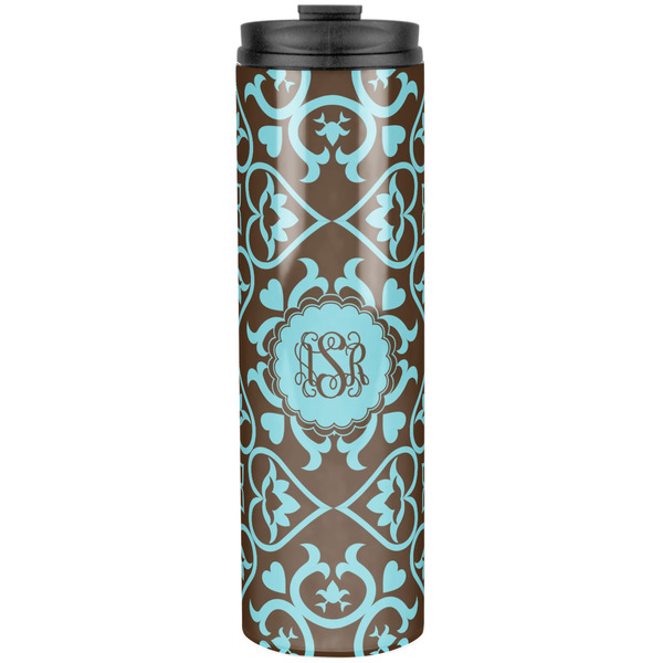 Custom Floral Stainless Steel Skinny Tumbler - 20 oz (Personalized)