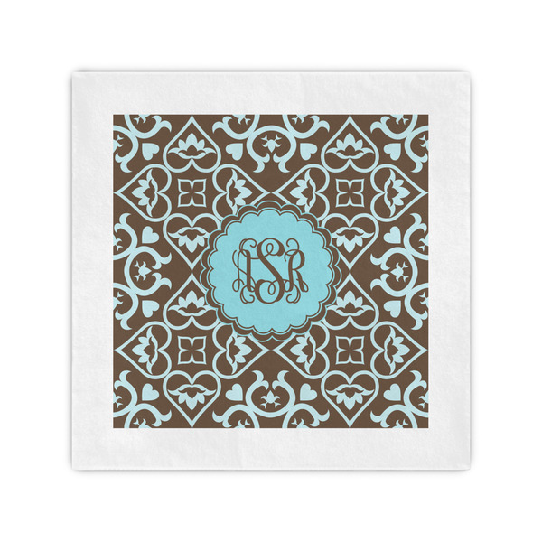 Custom Floral Cocktail Napkins (Personalized)
