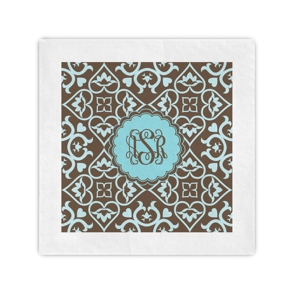 Custom Floral Standard Cocktail Napkins (Personalized)