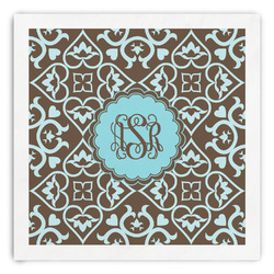 Floral Paper Dinner Napkins (Personalized)