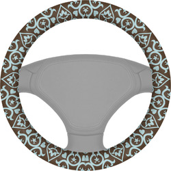 Floral Steering Wheel Cover (Personalized)
