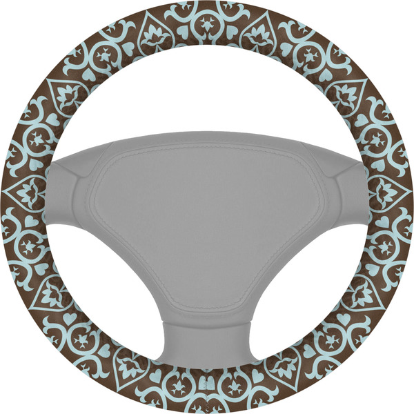 Custom Floral Steering Wheel Cover
