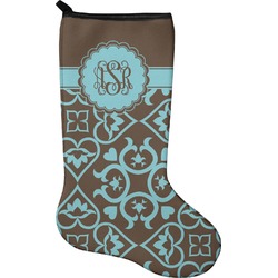 Floral Holiday Stocking - Neoprene (Personalized)