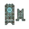 Floral Stylized Phone Stand - Front & Back - Small