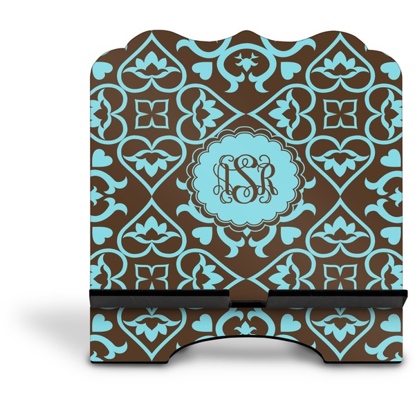 Floral Stylized Tablet Stand - Front without iPad