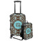 Floral Kids 2-Piece Luggage Set - Suitcase & Backpack (Personalized)