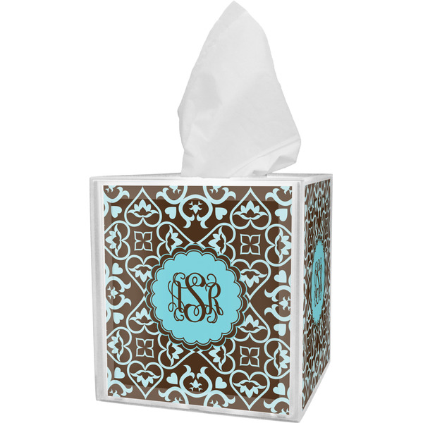 Custom Floral Tissue Box Cover (Personalized)