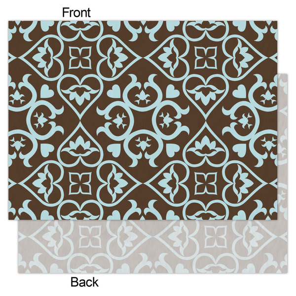 Floral Tissue Paper - Heavyweight - Large - Front & Back