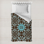 Floral Toddler Duvet Cover w/ Monogram