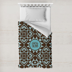 Floral Toddler Duvet Cover w/ Monogram