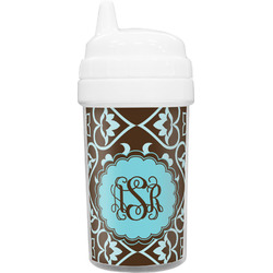 Floral Toddler Sippy Cup (Personalized)