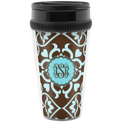 Floral Acrylic Travel Mug without Handle (Personalized)