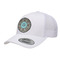 Floral Trucker Hat - White (Personalized)