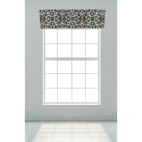 Floral Valance - On window